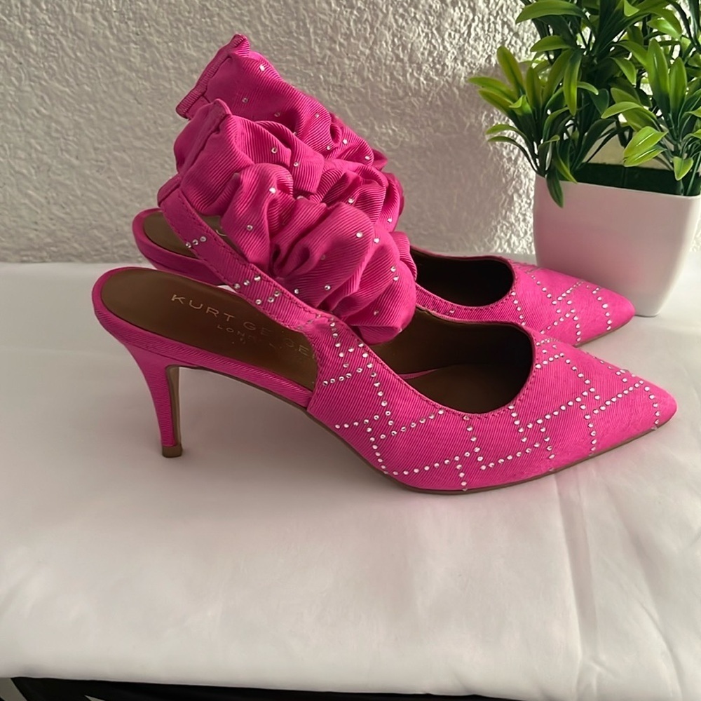 KURT GEIGER LONDON Women's Pink Stiletto Heels - Picture 3 of 14